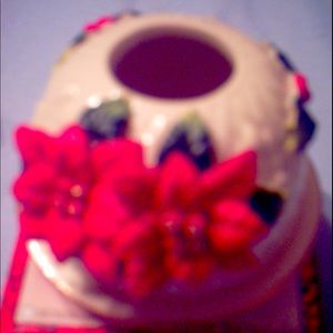 Christmas Taper Candle Holder